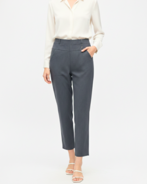 Girls' High-Rise Tailored Ankle Pants