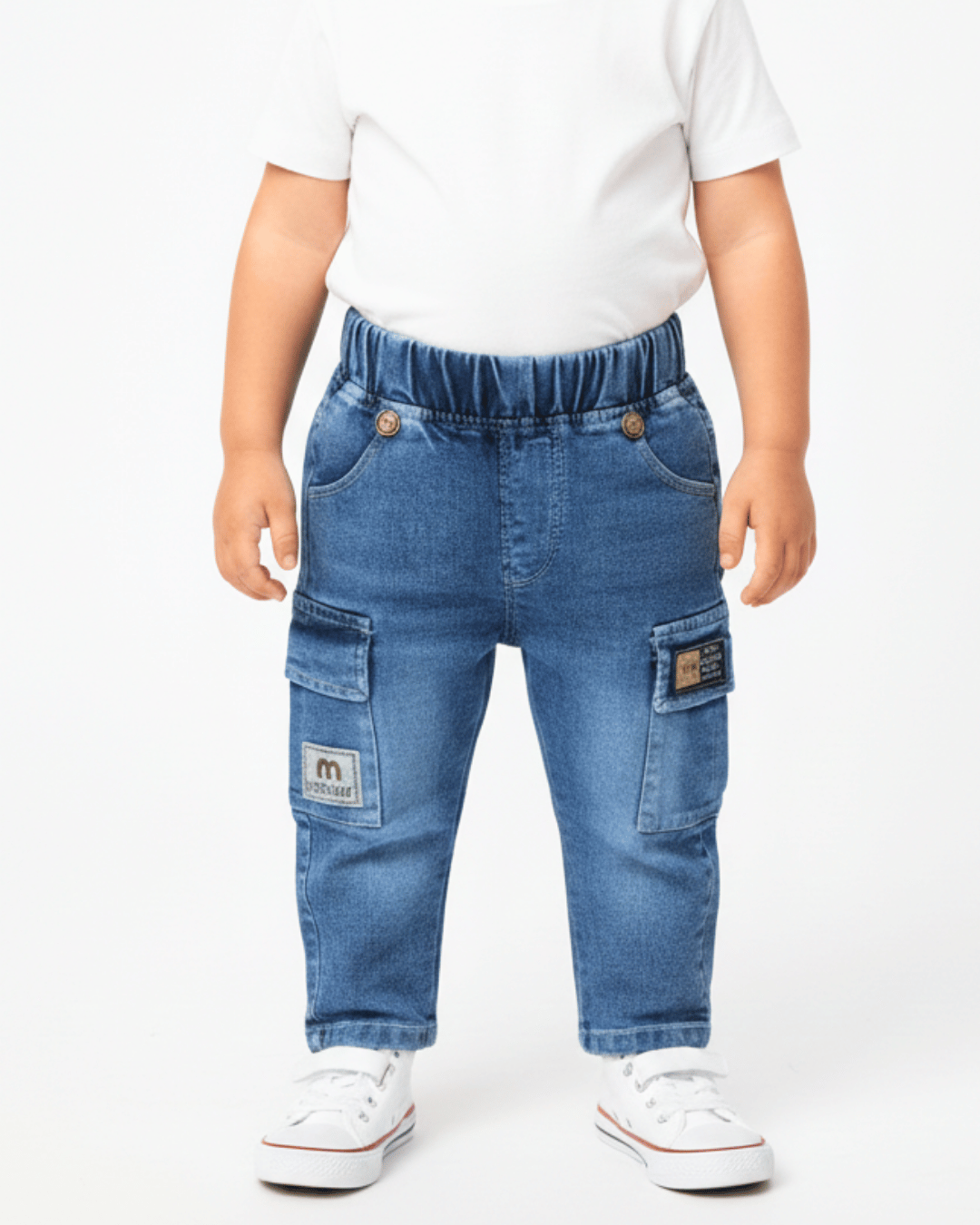 Toddler Boy’s Utility Cargo Jeans