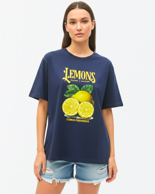 Girls Lemon Graphic T-Shirt