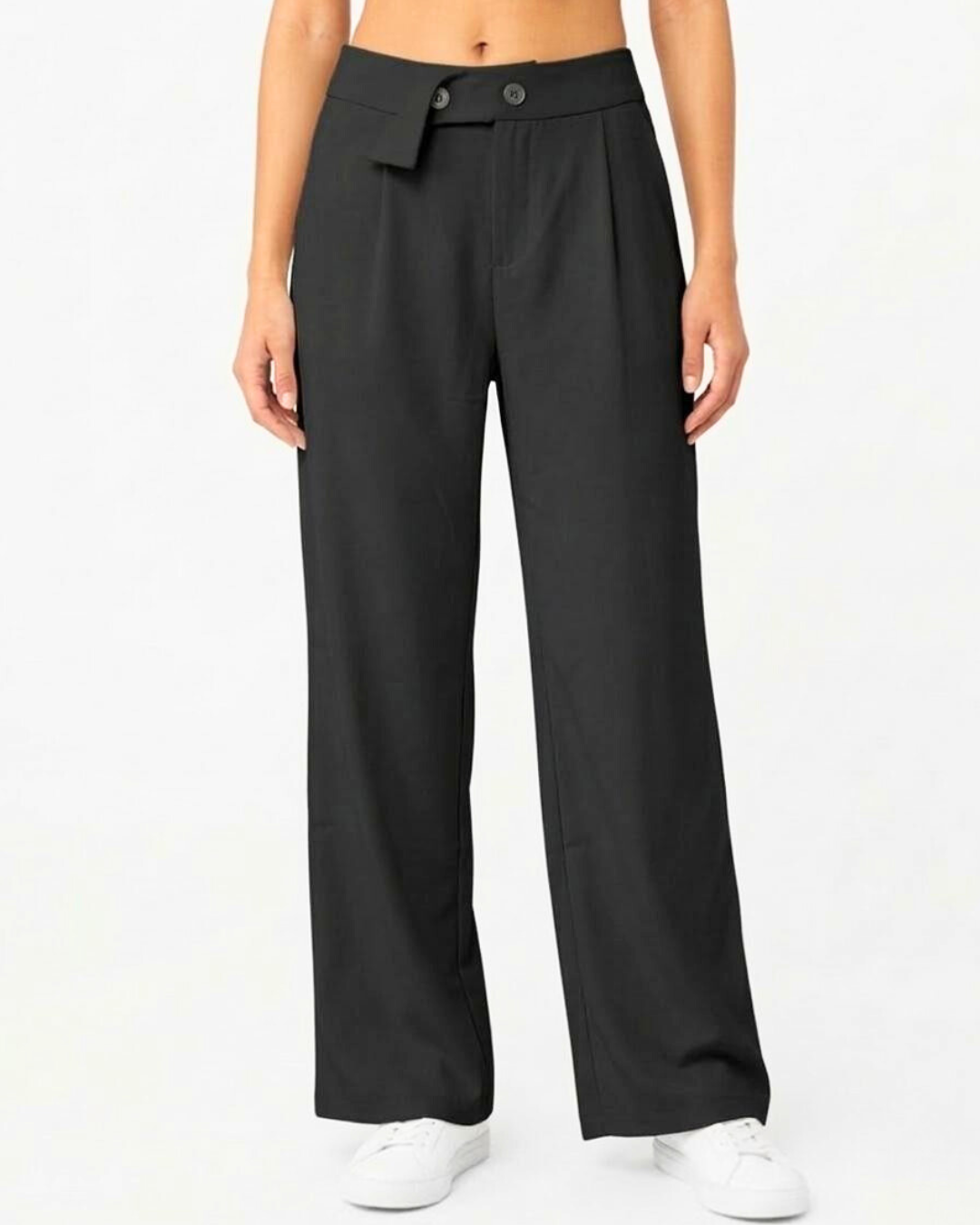 Girl’s High-Waist Wide Leg Casual Trousers