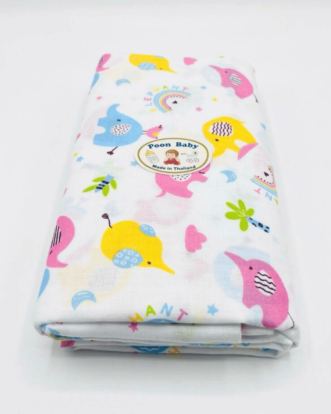 Poon Baby Elephant Print Baby Sheets