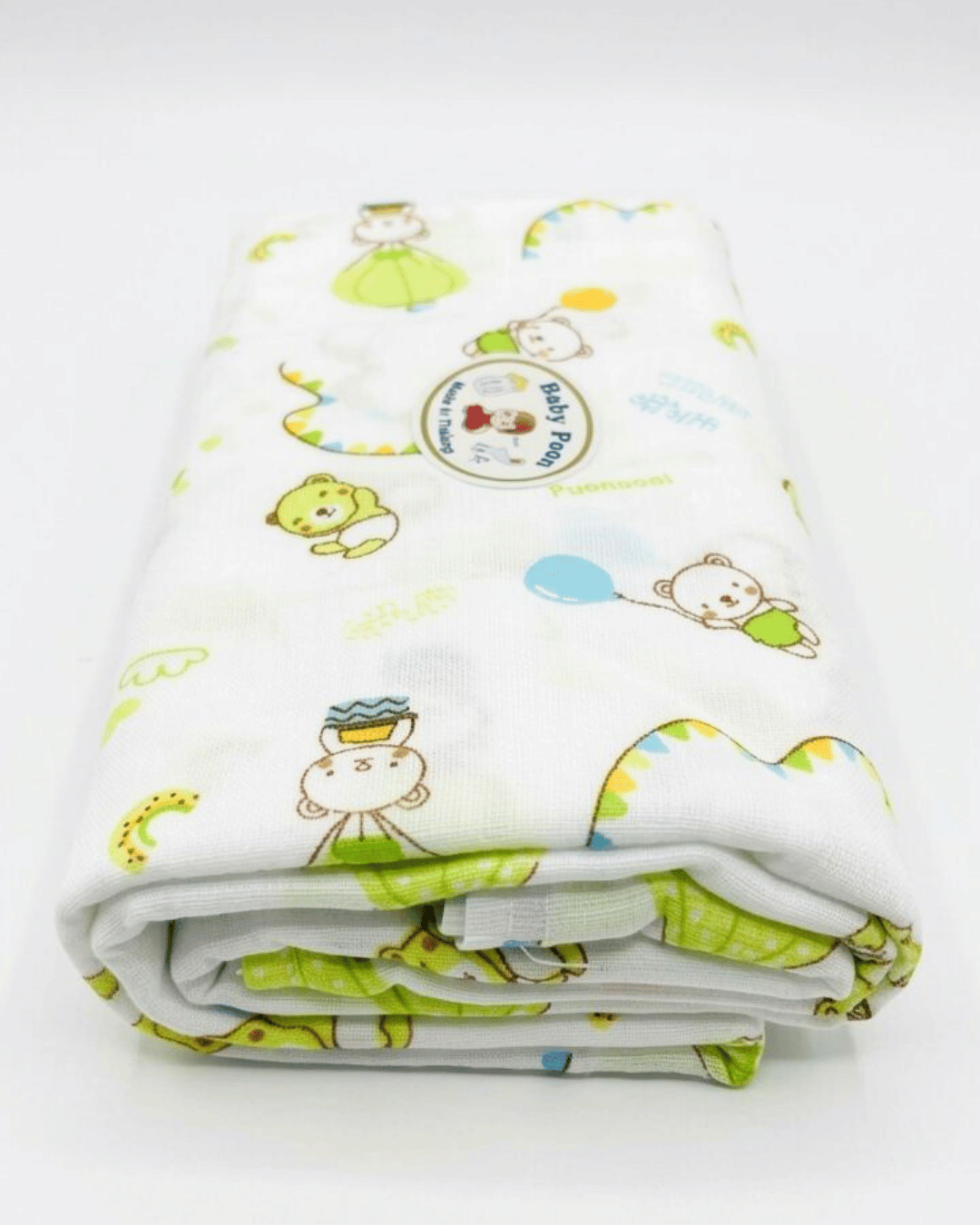 Poon Baby Balloon Bear Muslin Sheet