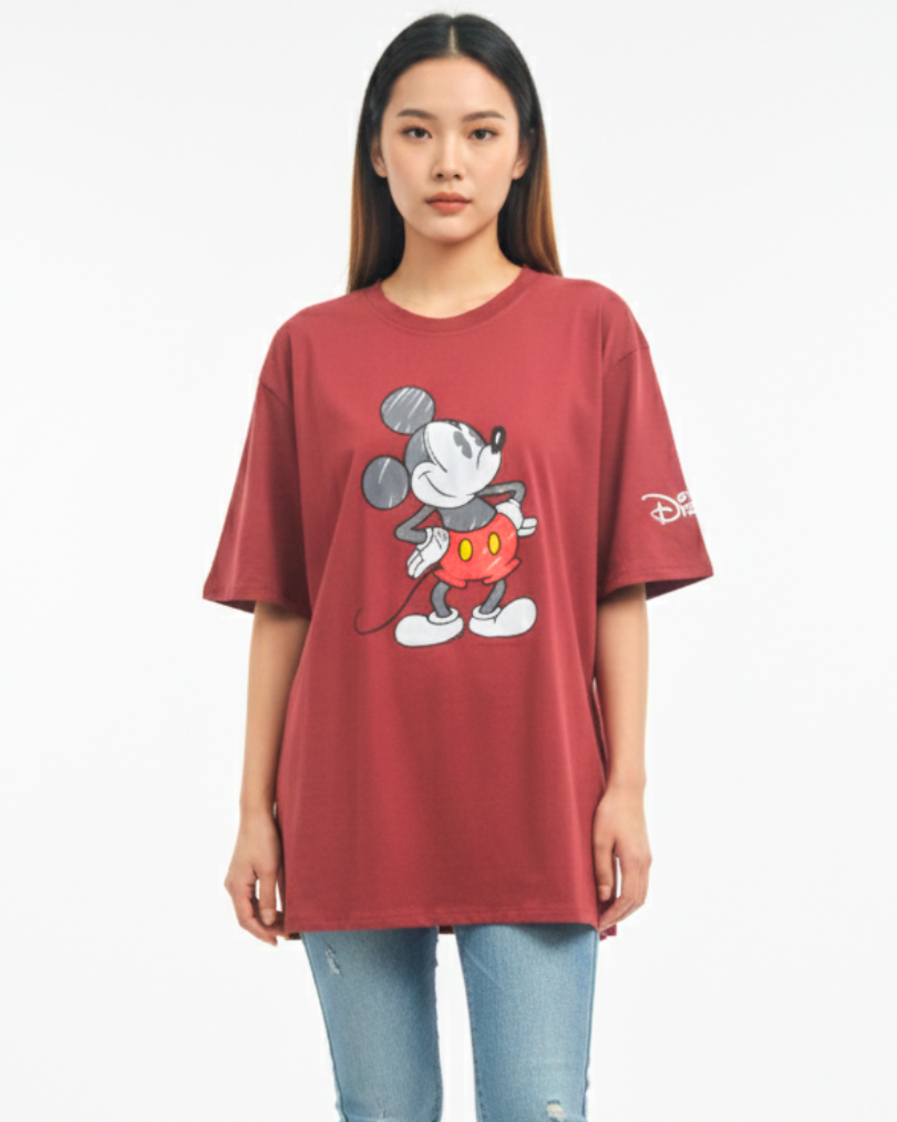 Disney Edition: Oversized Mickey Sketch Tee