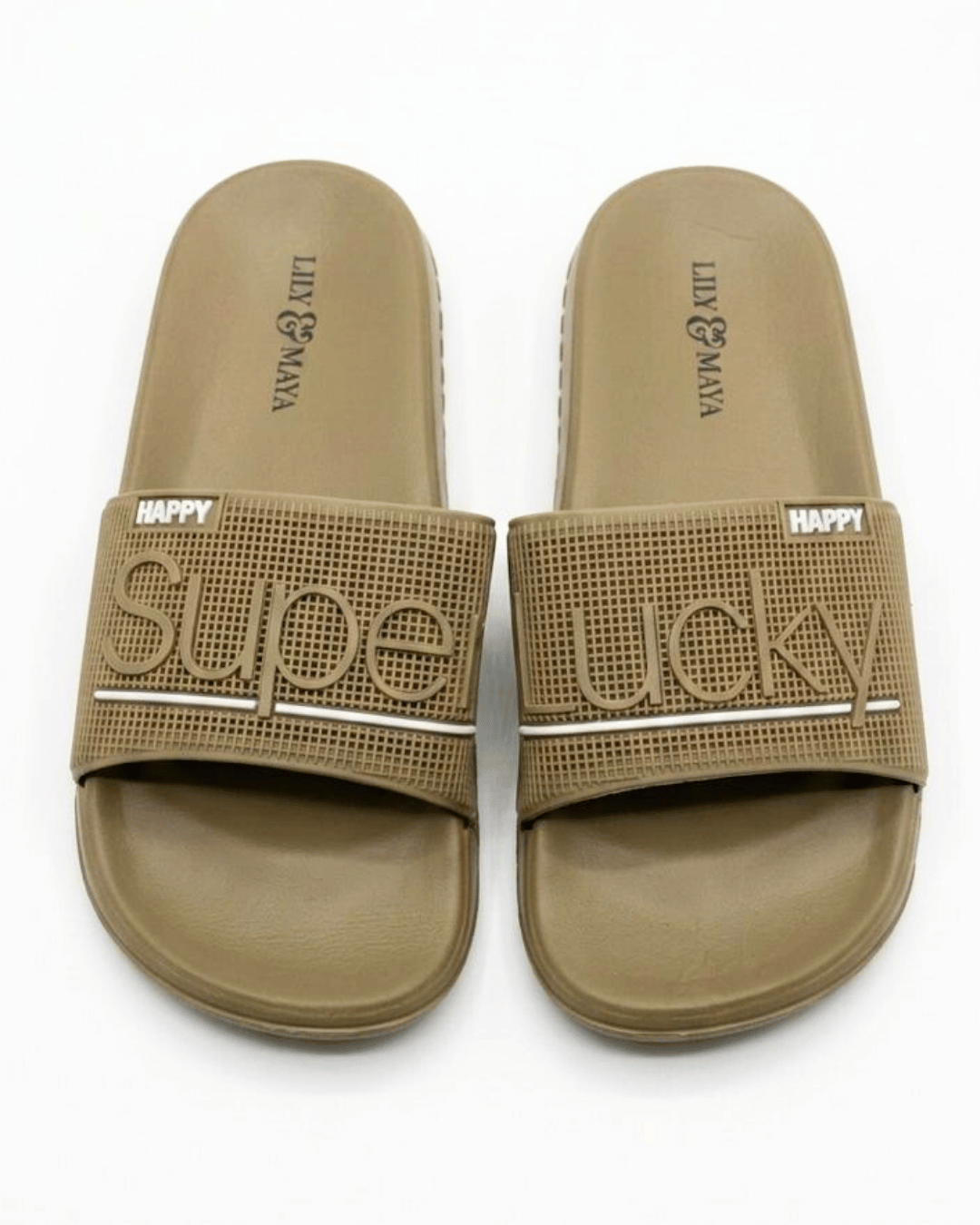 "Super Lucky" Comfort Slides