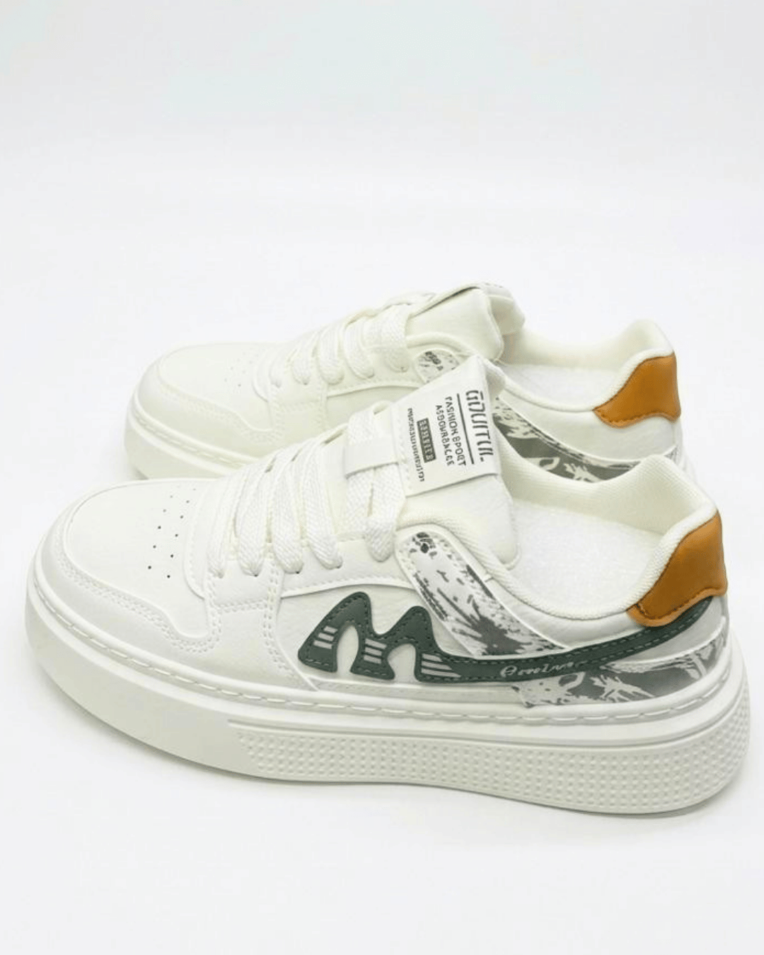 Stylish Urban Contrast-Stitch Sneaker