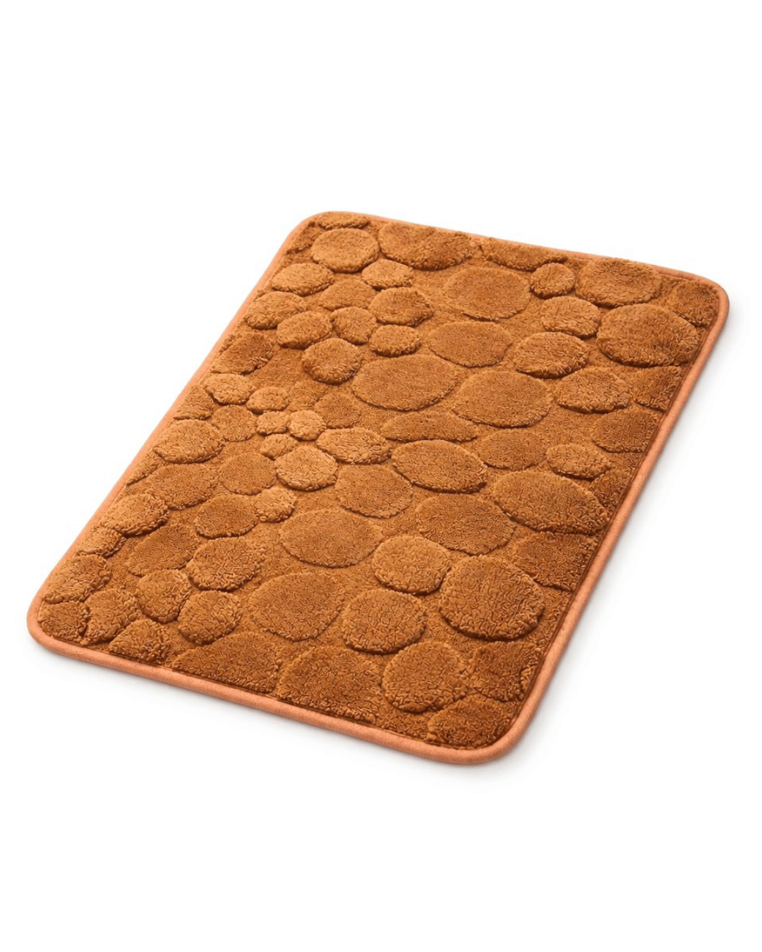 Pebble-Texture Ultra-Soft Memory Foam Bath Mat