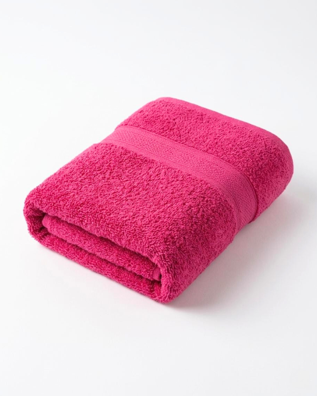 Plush Soft & Comfortable Terry Bath Towel | Pink