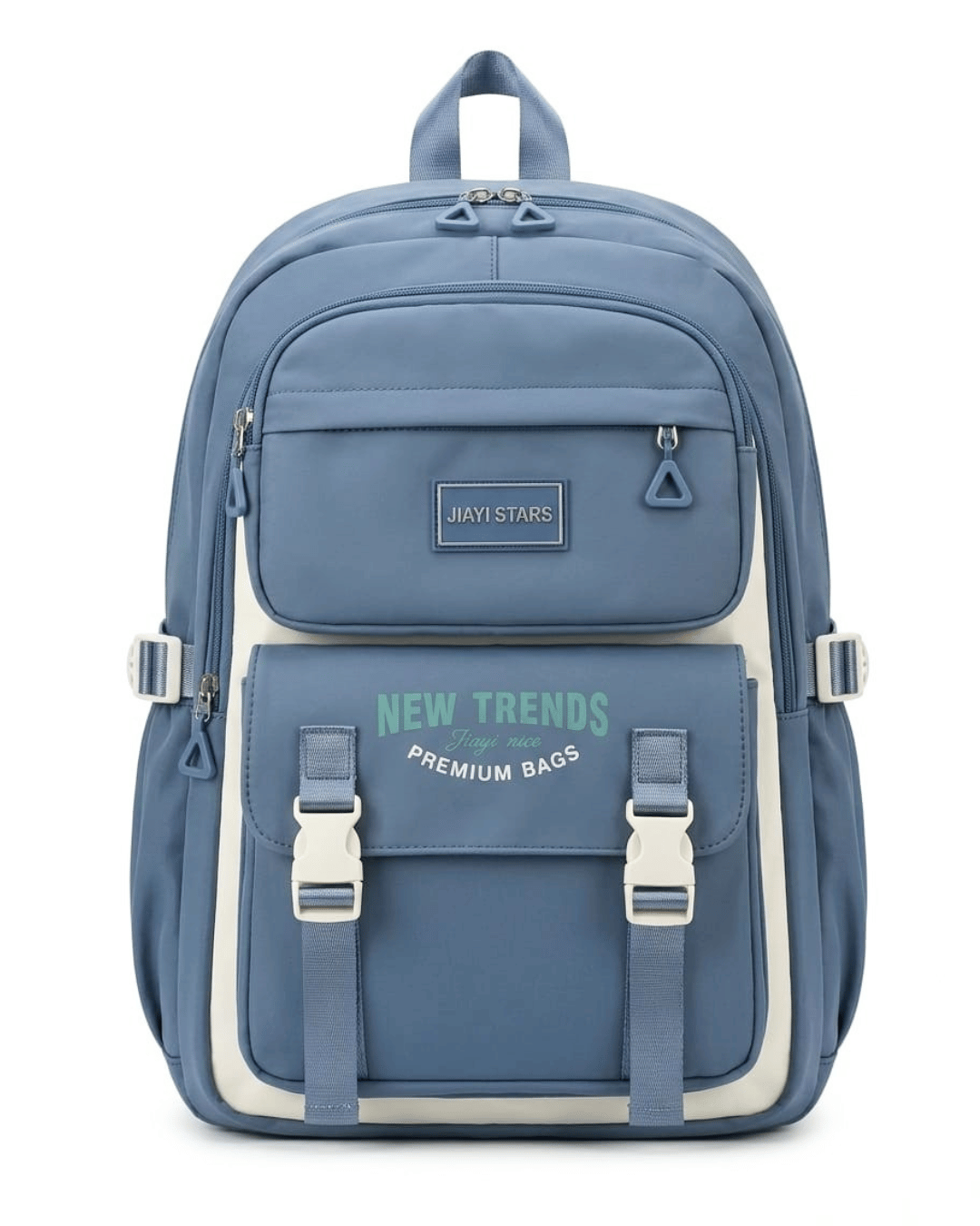 Jiayi Stars Kid’s Premium Multi-Pocket Aesthetic School Backpack | Blue