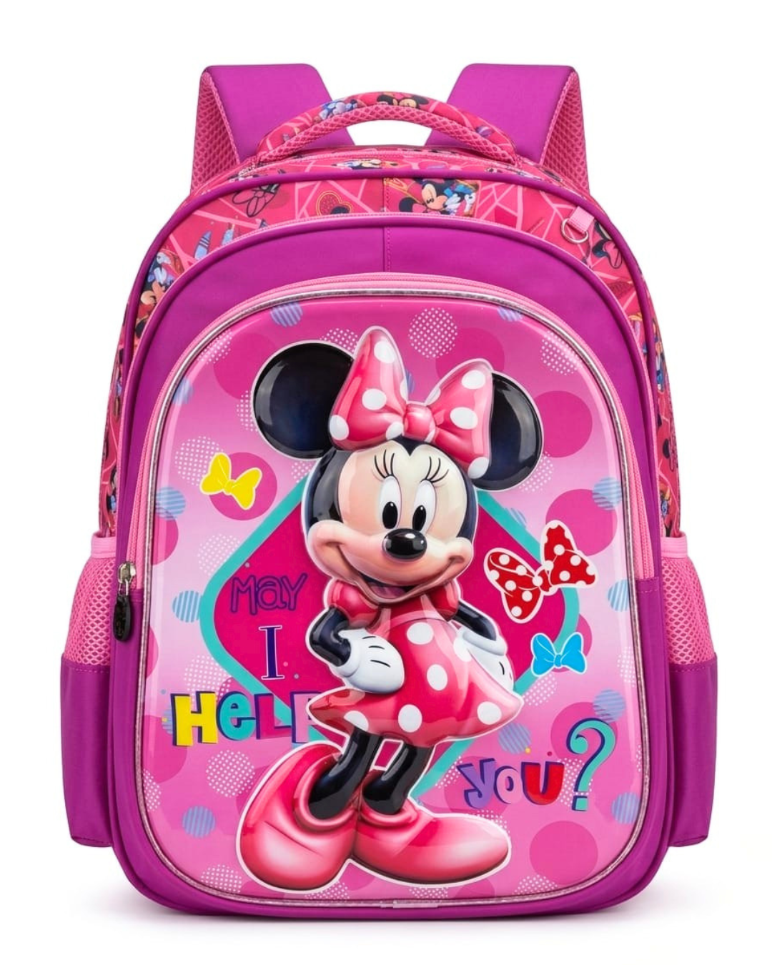 Kid's Minnie Mouse Character 3-Piece School Bag Set