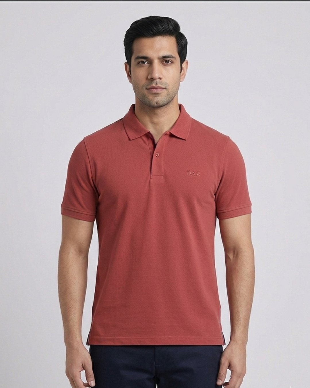 Dapper Cey Men’s Essential Polo T-Shirt | Red