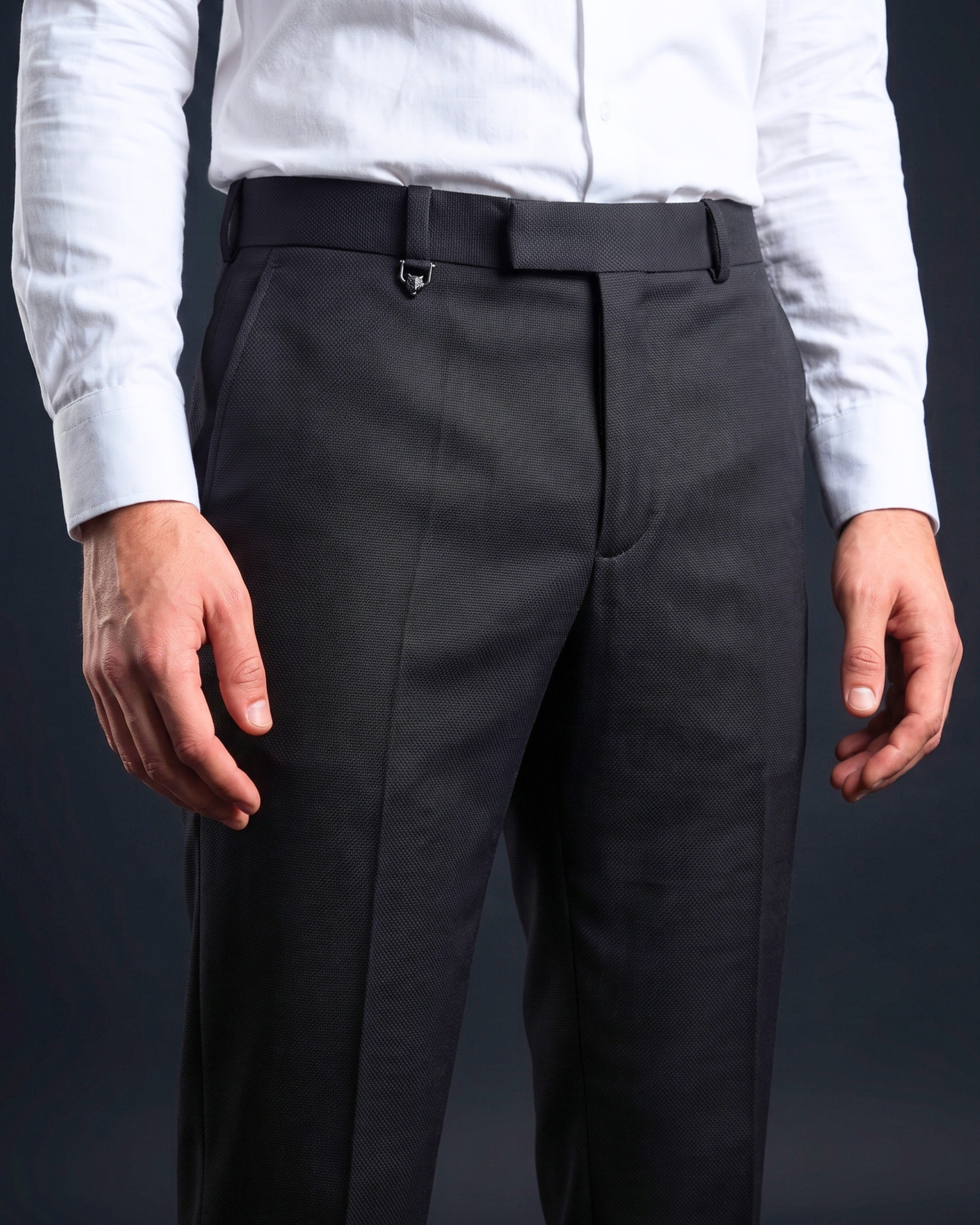 Dapper Cey Essential All-Day Formal Pants - Black